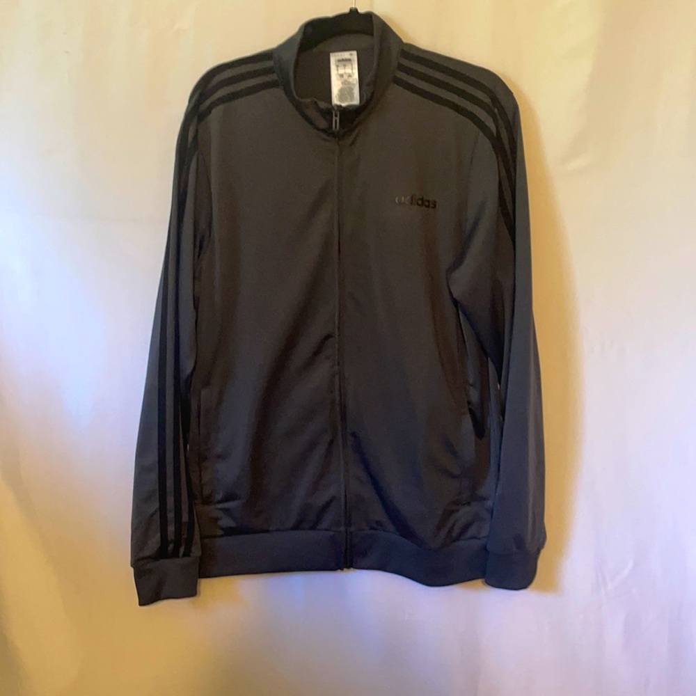 Addidas full zip Track Jacket size L
